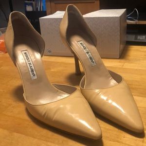 Manolo blanik Nude heels